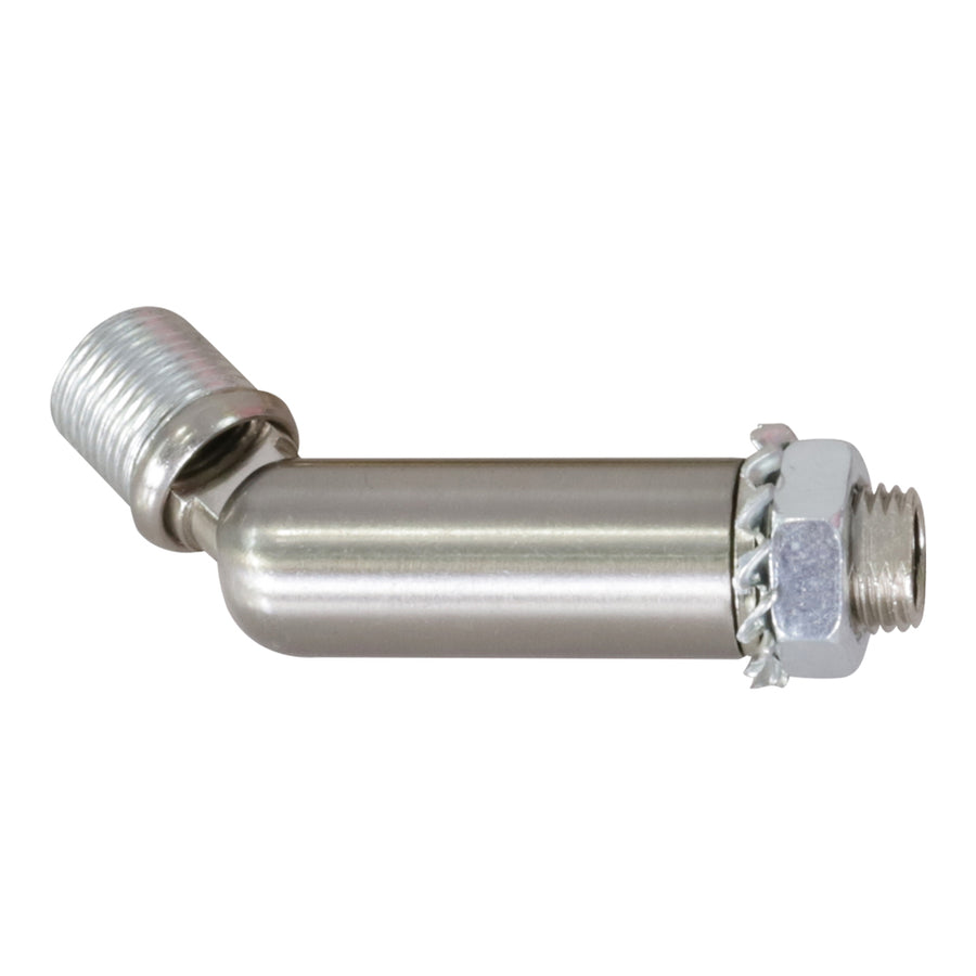 BONLICHT Brushed Nickel Sloped Ceiling Adapter for Chandeliers Pendant Lights 1 Pcs, Suitable for Vaulted or Angled Ceilings