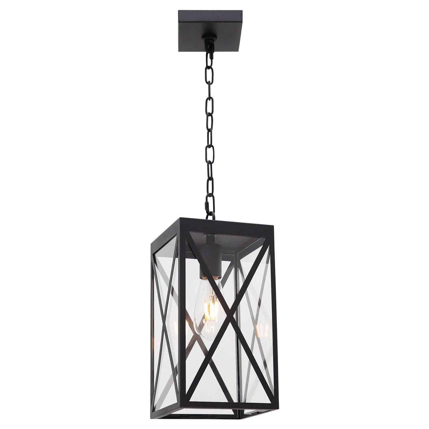 Black outdoor hanging light discount