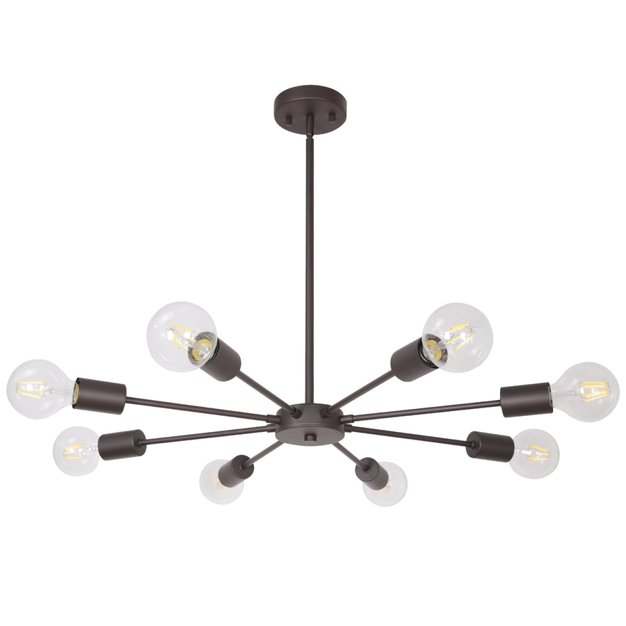 BONLICHT Sputnik Pendant Light Oil Rubbed Bronze 8 Lights