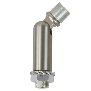 BONLICHT Brushed Nickel Sloped Ceiling Adapter for Chandeliers Pendant Lights 1 Pcs, Suitable for Vaulted or Angled Ceilings