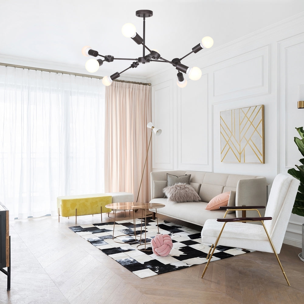 Chandelier 8 Lights | Sputnik Chandelier ORB | Chandelier Light ...