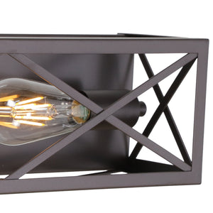 BONLICHT 3-Light Farmhouse Wall Sconce Lighting Oil Rubbed Bronze Finish