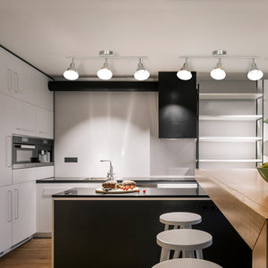 BONLICHT Track Lighting with 3 Lights Adjustable Heads